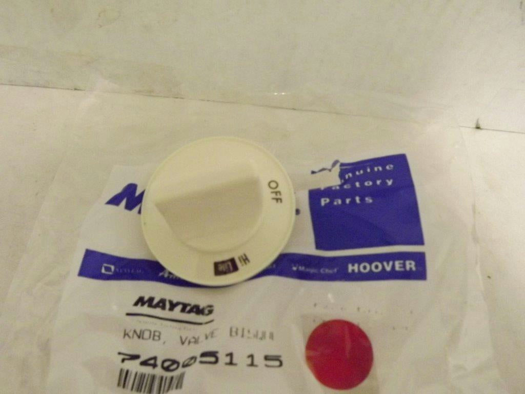 MAYTAG WHIRLPOOL STOVE 74005115 VALVE KNOB (BSQ) NEW MAYTAG WHIRLPOOL STOVE 74005115 VALVE KNOB (BSQ) NEW